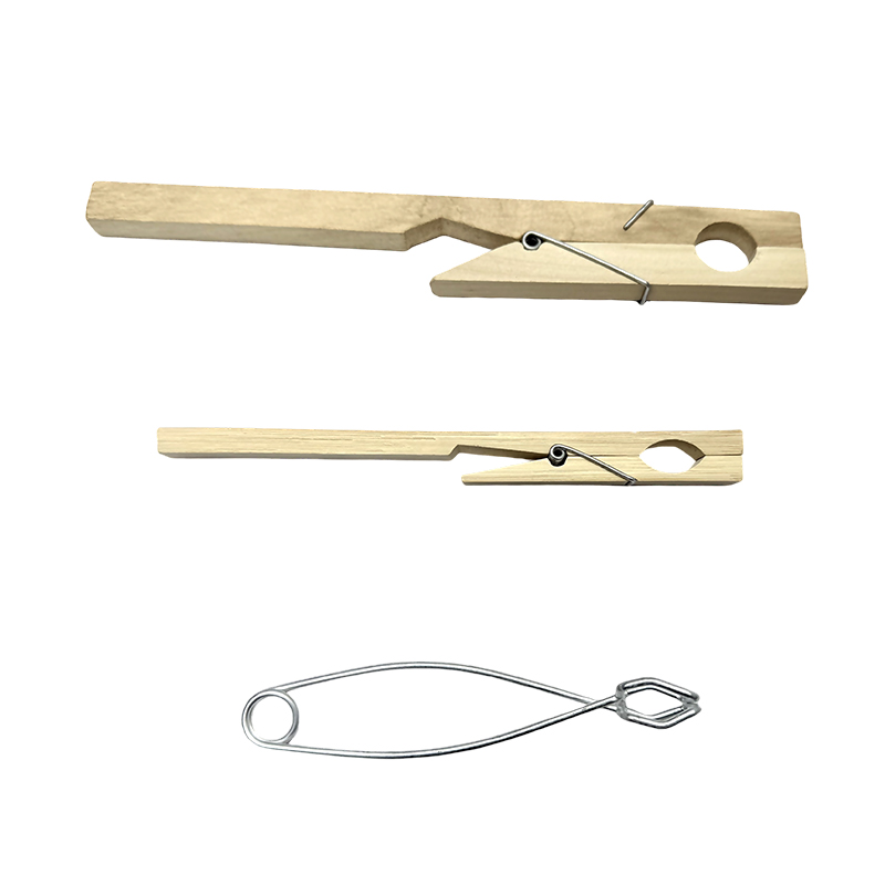 Chemical laboratory wooden test tube clamp/ spring tool stainless steel test tube clamp