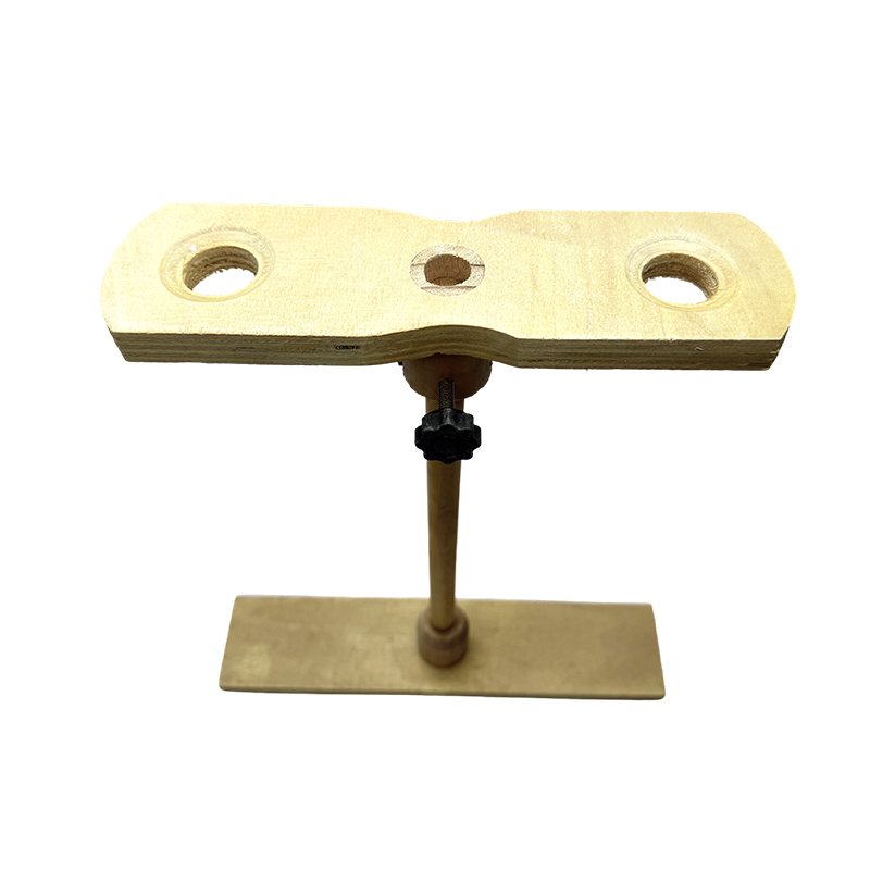 Wooden funnel support frame laboratory supplies