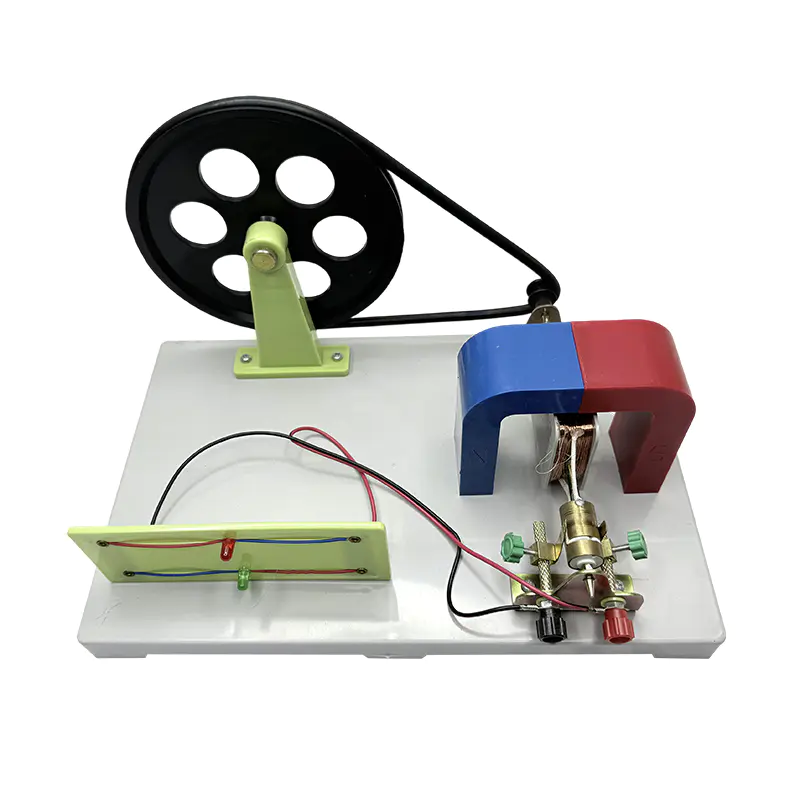 Hand AC generator hand crank generator AC/DC generator physics faraday electromagnetic teaching instruments