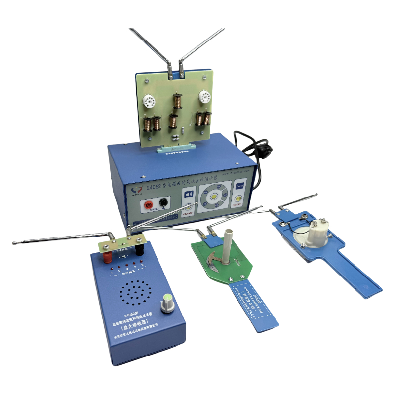 Electromagnetic wave transmitter and receiver demonstrator