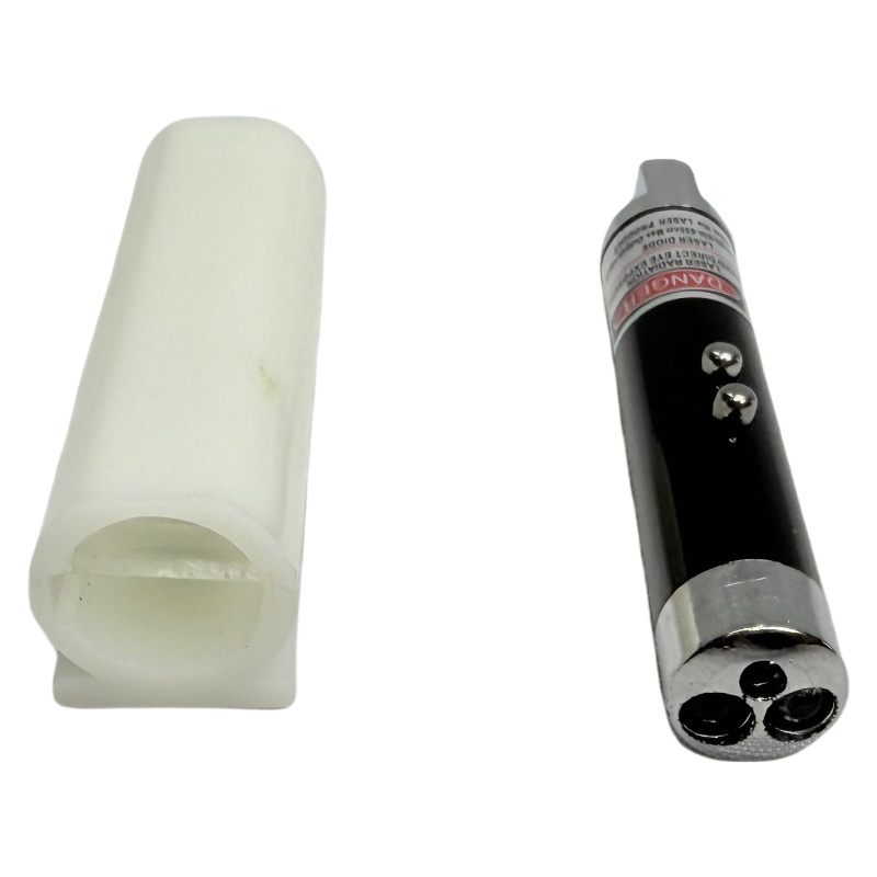 Stainless steel laser pointer / physics / teaching instrument